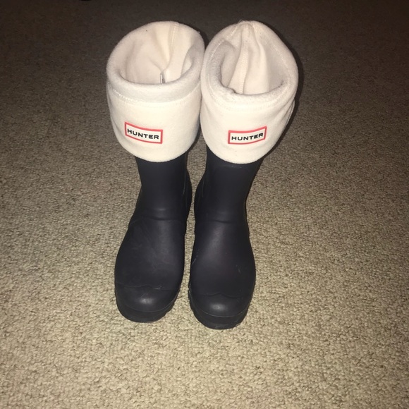 Hunter Shoes - Navy Hunter Boots